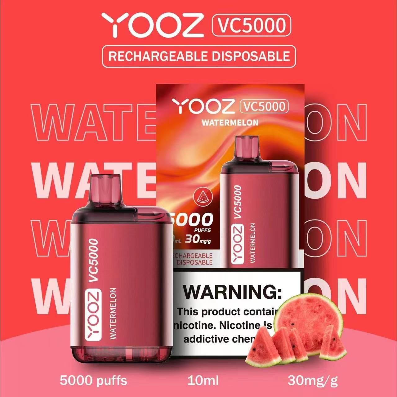 YOOZ VC5000 10ML一次性電子煙YOOZ電子煙