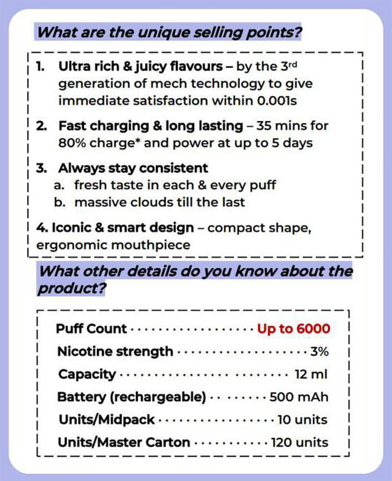 Waka 6000口 一次性電子煙 12ml 買5送1 送隨機口味 4 WAKA d F2 1
