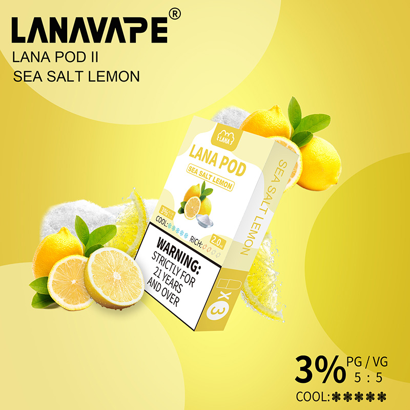 【至抵優惠 買5送1 /10送4 /20送10】LANA POD 2代 RELX悅刻4/5代通用 透明煙彈X3 500PUFFS 2ml 3% 6 lana pod2 F04