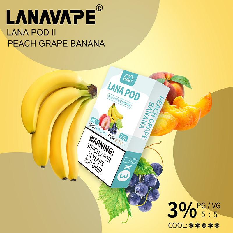 【至抵優惠 買5送1 /10送4 /20送10】LANA POD 2代 RELX悅刻4/5代通用 透明煙彈X3 500PUFFS 2ml 3% 4 LANA POD 2代 RELX悅刻4/5代通用 透明煙彈X3 500PUFFS 2ml 3%(新品)