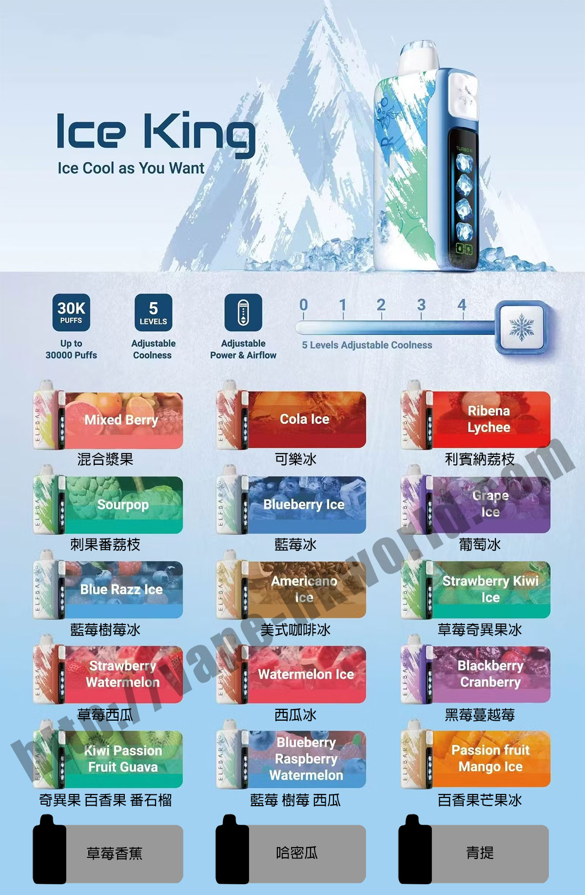 ELFBAR-3000 vape 電子煙 煙彈