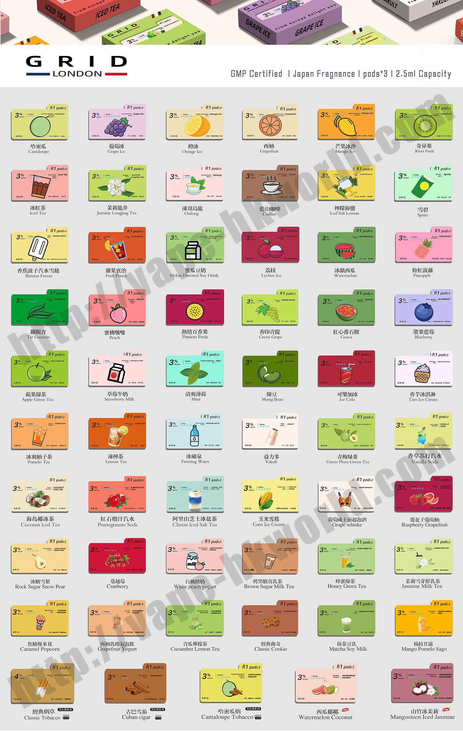 grid-pods vape 煙彈